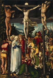 La crucifixión de Cristo de Hans Baldung Grien